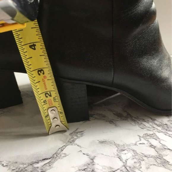 Leather Booties 2 3/4" Heel Boots - Franco Sarto - Picture 6 of 10